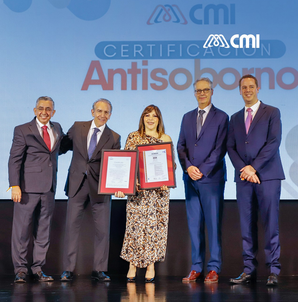 CMI Guatemala recibe la certificación ISO 37001 Sistema de Gestión Antisoborno
